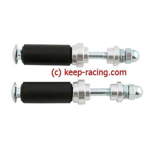 Screw set for rear underrun protection XTR14 &amp; KG, 32 mm, silver