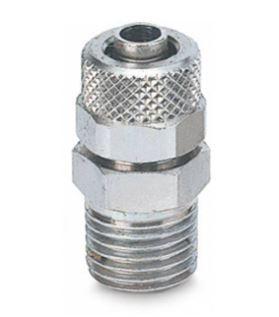 Raccord droit pour tuyau en PVC 1/8"-6 mm, raccord rapide