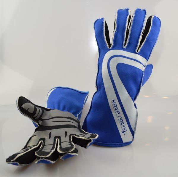 GRIP ULTRA Kart Handschuhe, blau, Größe 9 (M)