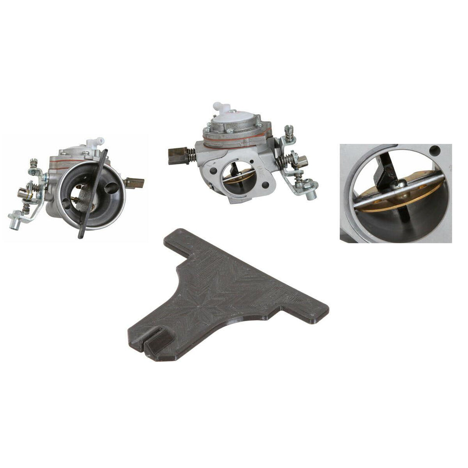 Device for adjusting the X30 carburetor throttle valve
