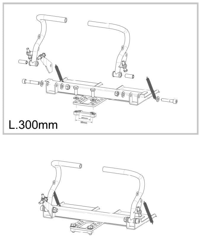 Pedalverlängerung / Pedalverkürzung, Pedale komplett, Mini Kart