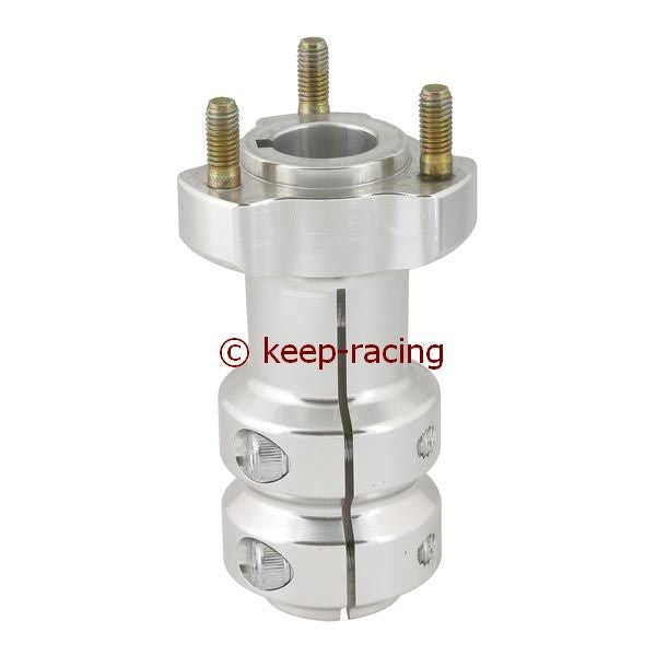 Radstern, Alu, eloxiert, für 25mm Achse,115mm lang