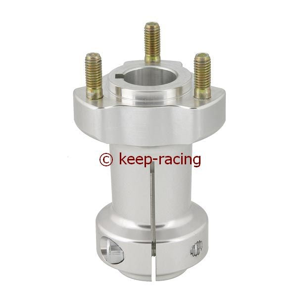 Radstern, Alu, eloxiert, für 25mm Achse, 95mm lang