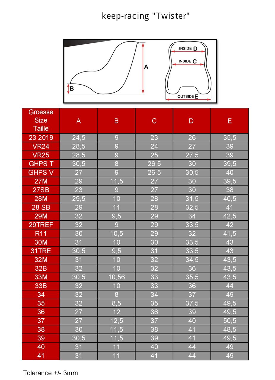 keep-racing®  Kartsitz, "TWISTER SILVER", Polyester, silber, SOFT